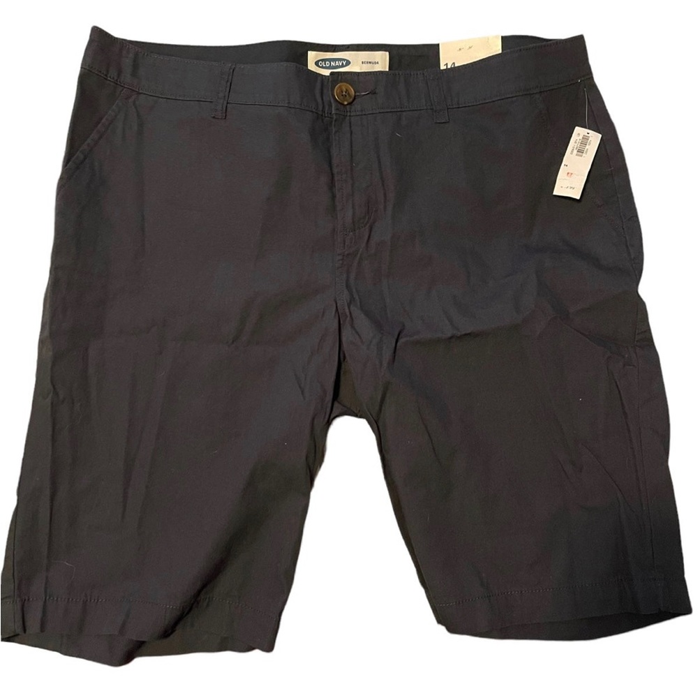 Navy Bermuda shorts size 14